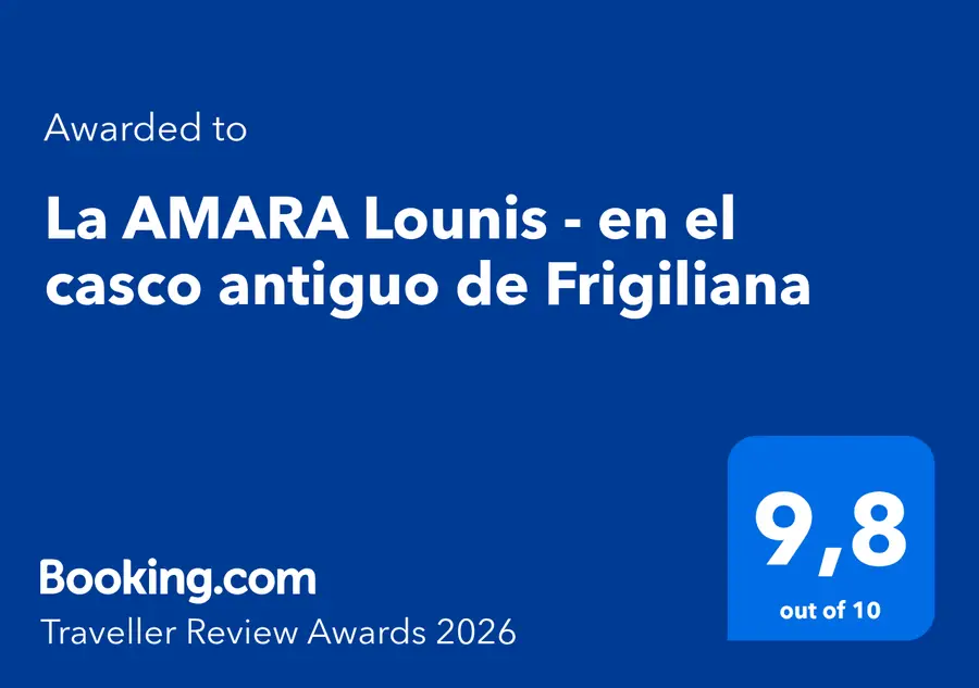 Traveller Review Award 2026 de Booking.com para AMARA Lounis, con una puntuación de 9,8 sobre 10