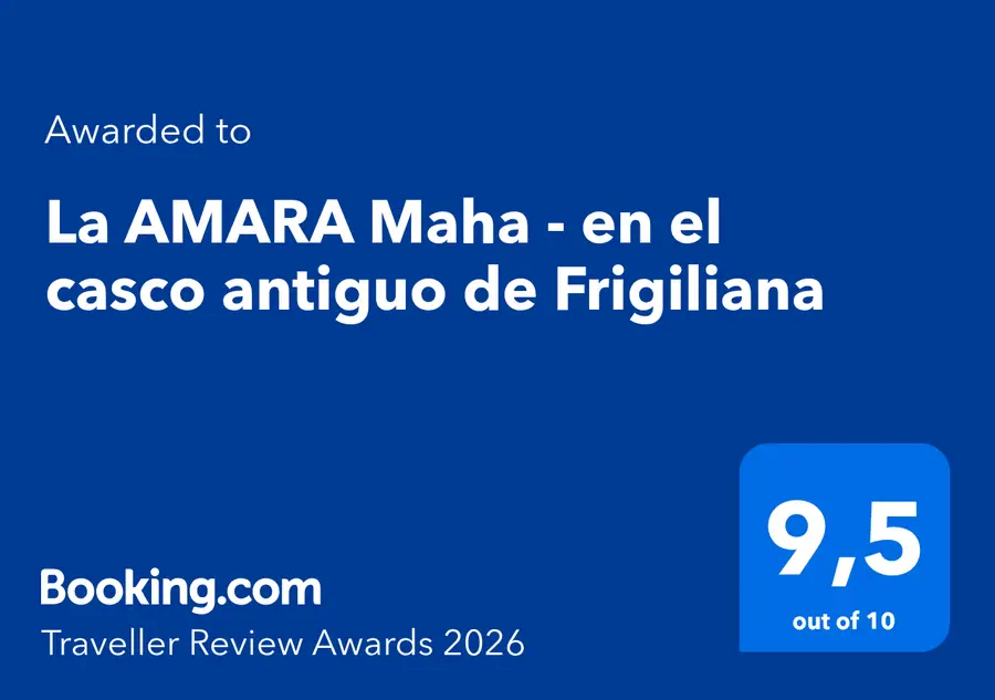 Traveller Review Award 2026 de Booking.com para AMARA Maha, con una puntuación de 9,5 sobre 10
