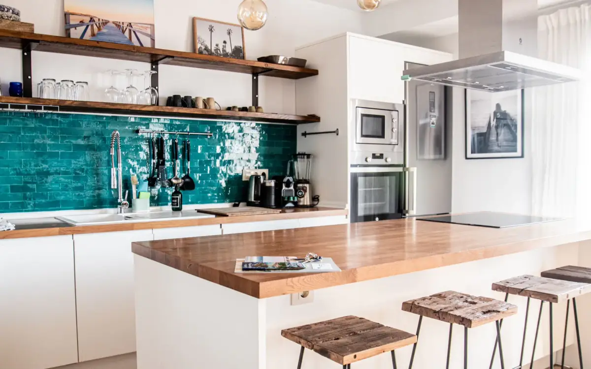 AMARA Family & Surf: cocina completamente equipada